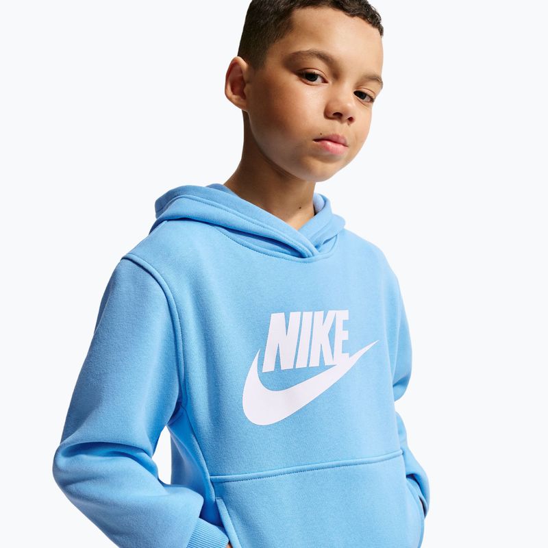 Gyerekpulóver Nike Sportswear Club Fleece football blue/white 2