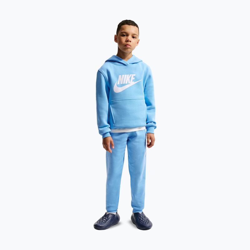 Gyerekpulóver Nike Sportswear Club Fleece football blue/white 7