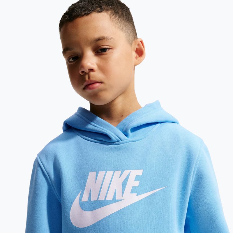 Gyerekpulóver Nike Sportswear Club Fleece football blue/white 4