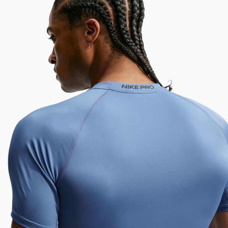Férfi edző póló Nike Pro indigo storm/black 4