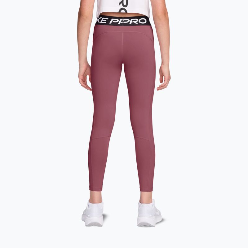Gyerek leggingsek Nike Pro pink smoke/white 2
