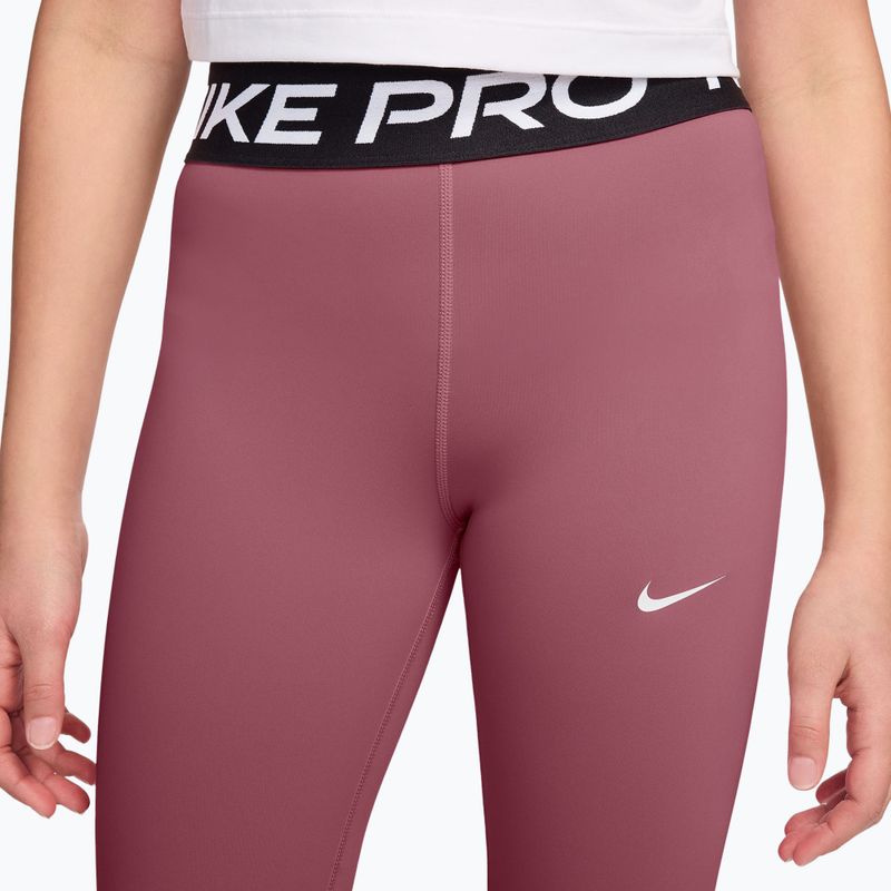 Gyerek leggingsek Nike Pro pink smoke/white 3