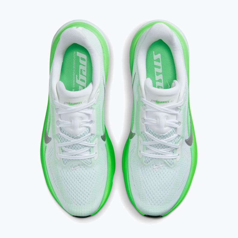 Női futócipők Nike Pegasus 42 white/green strike/metallic silver 5