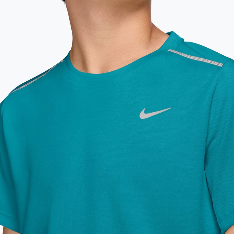 Gyermek póló Nike Miler bright spruce/energy/heather 3