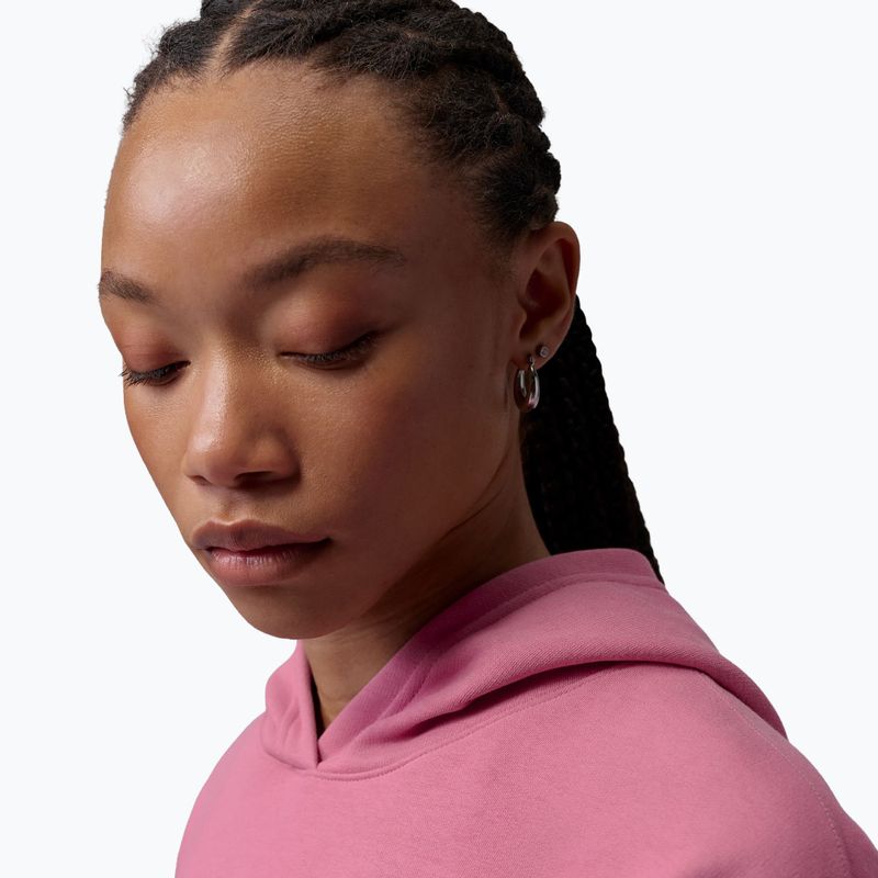 Női pulóver Jordan Fleece Hoodie desert berry/white 4
