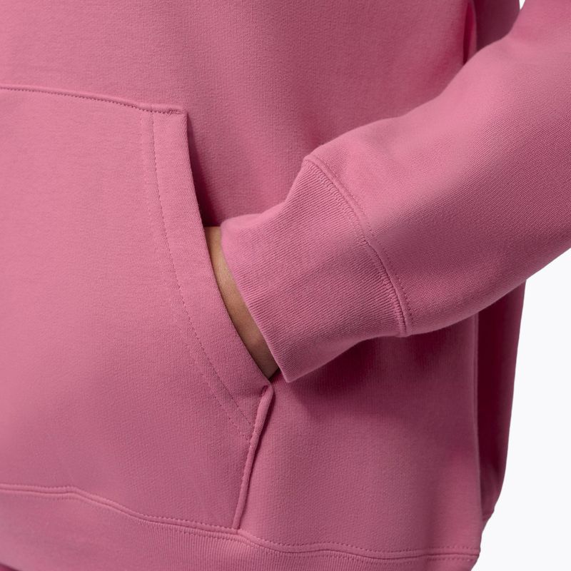 Női pulóver Jordan Fleece Hoodie desert berry/white 7
