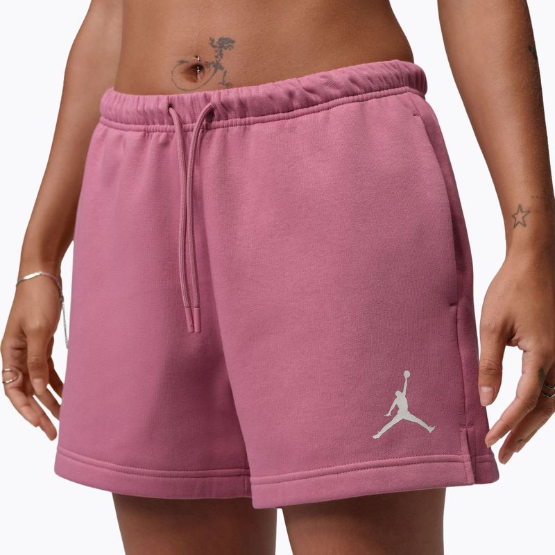 Női rövidnadrág Jordan Fleece desert berry/white 3