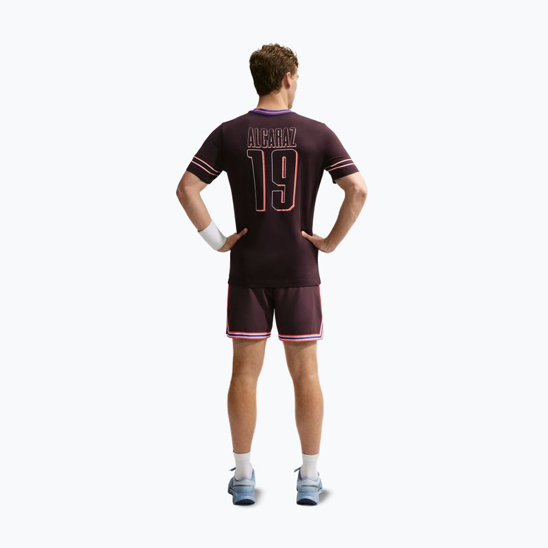 Férfi póló Nike Court Dri-FIT Cotton burgundy ash 3