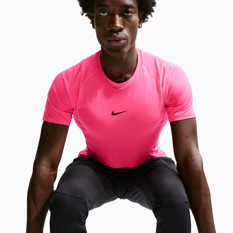 Férfi edző póló Nike Pro hyper pink/black 5