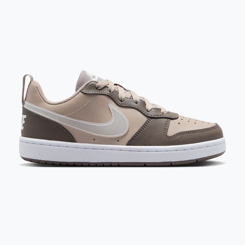 Gyermekcipő Nike Court Borough Low moon particle/cave stone/white/white