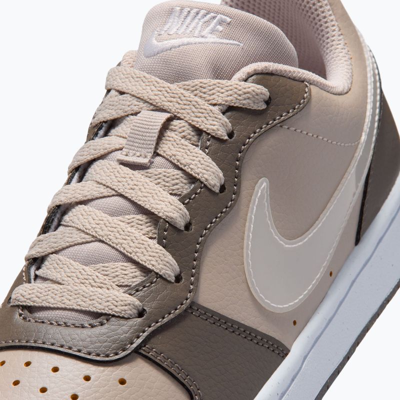 Gyermekcipő Nike Court Borough Low moon particle/cave stone/white/white 7