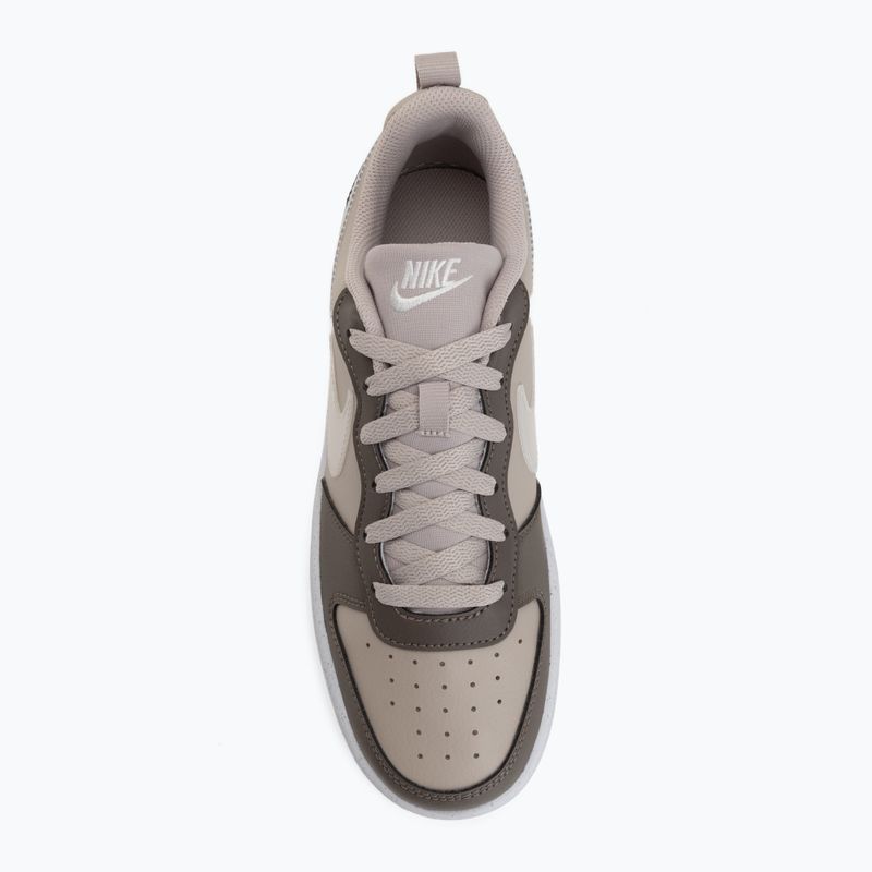 Nike Court Borough Low moon particle/cave stone/white/white cipő 5