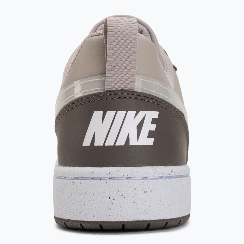 Nike Court Borough Low moon particle/cave stone/white/white cipő 6