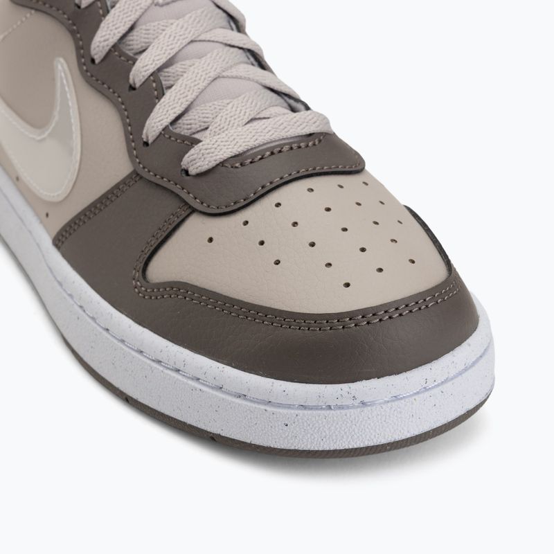Nike Court Borough Low moon particle/cave stone/white/white cipő 7