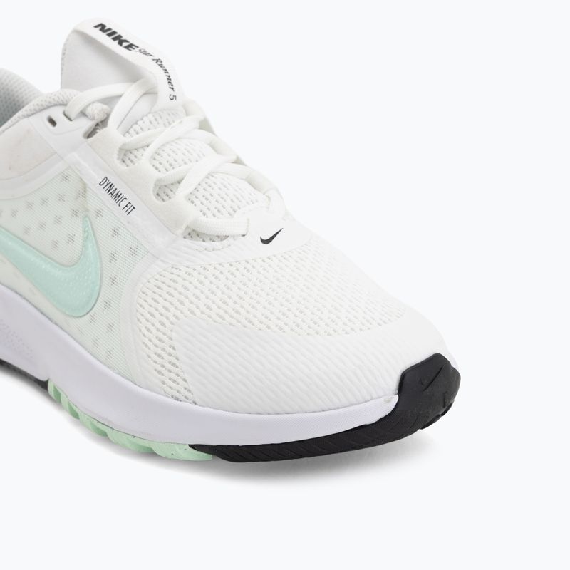 Nike Star Runner 5 futócipő summit white/black/arctic green 7