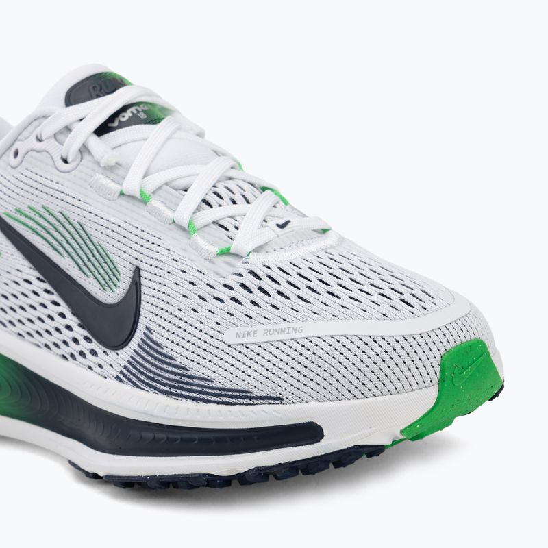Nike Vomero 18 futócipő fehér/zöld szikra/közép éjkék 7