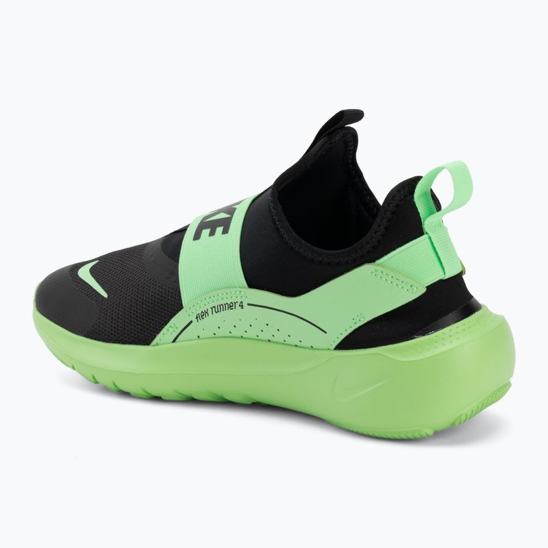Gyermekcipő Nike Flex Runner 4 black/illusion green/black 3