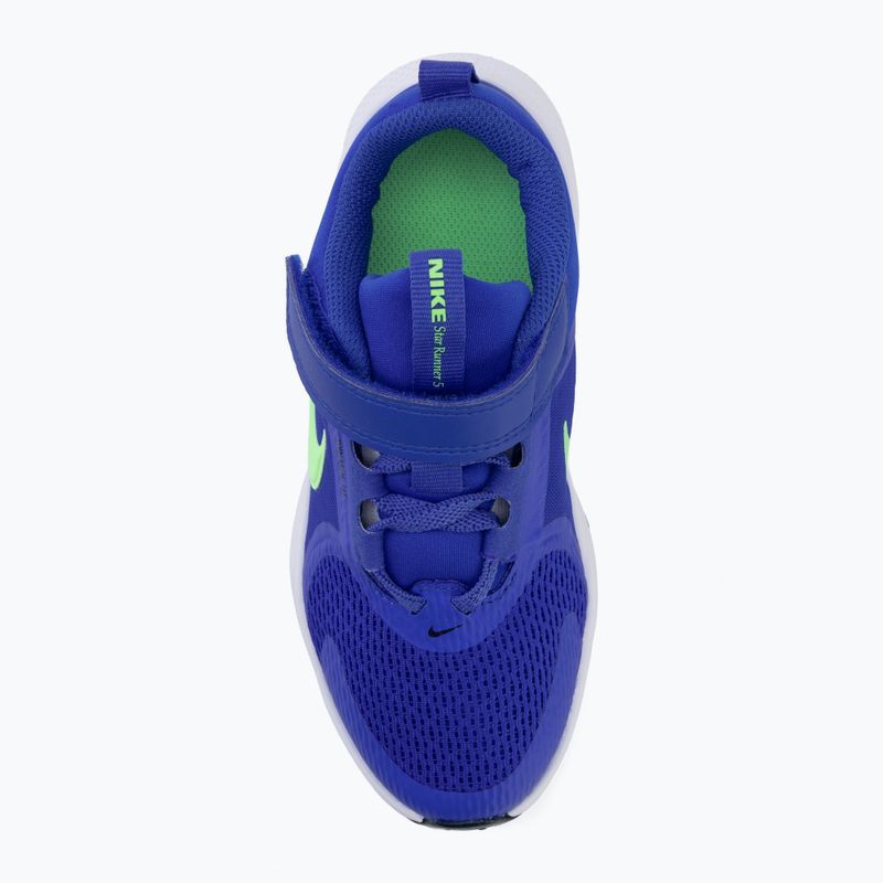 Gyermekcipő Nike Star Runner 5 racer blue/midnight navy/illusion green 5