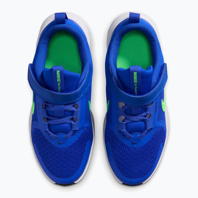Gyermekcipő Nike Star Runner 5 racer blue/midnight navy/illusion green 4