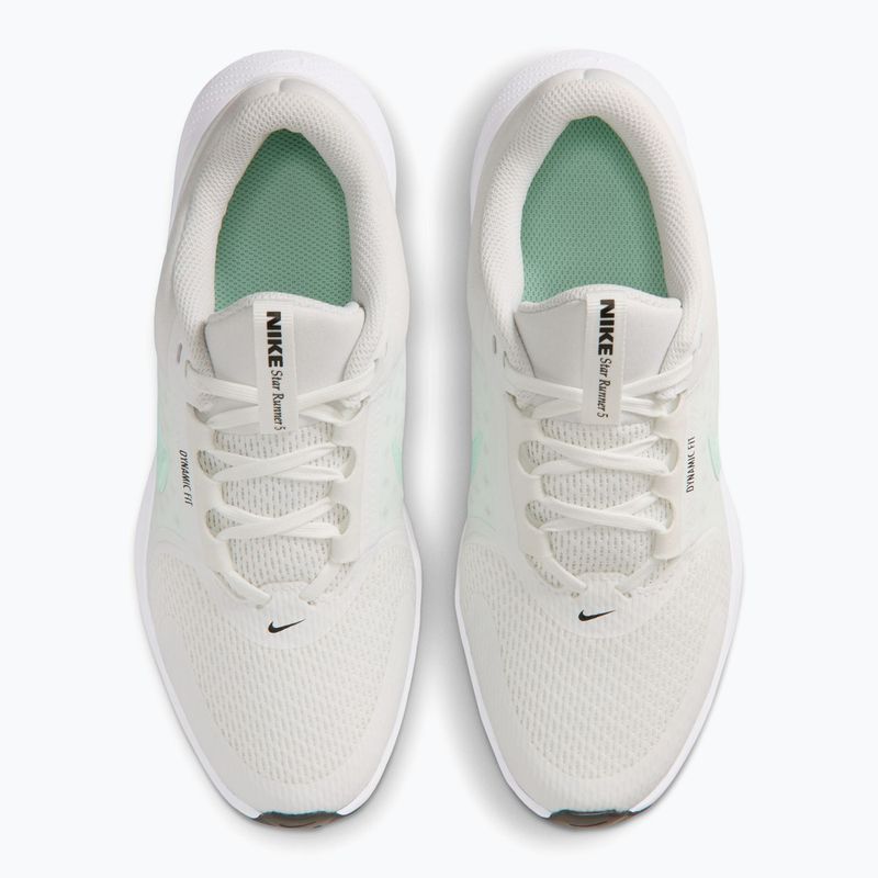Nike Star Runner 5 futócipő summit white/black/arctic green 11