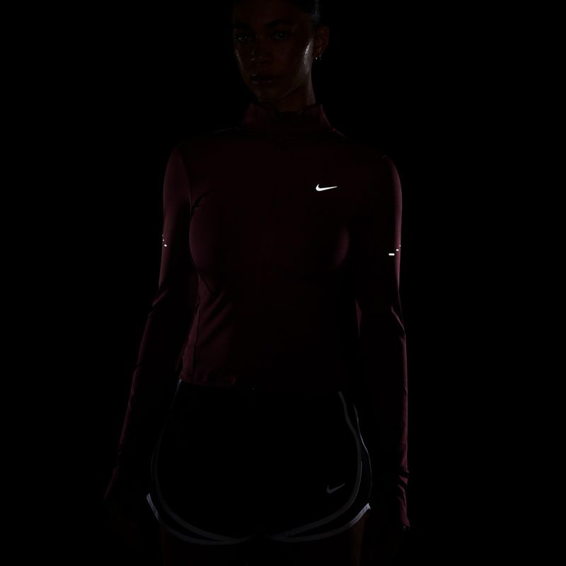 Női futópulóver Nike Swift Dri-Fit Full Zip pink smoke 4