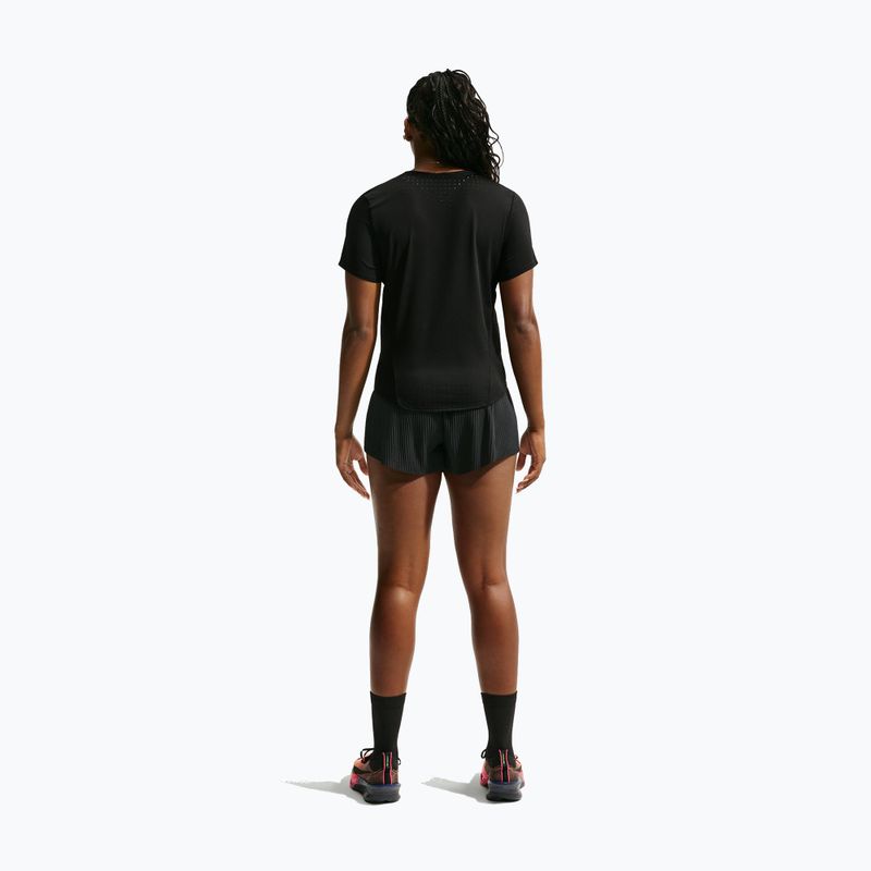 Női futó póló Nike AeroSwift black/white 3