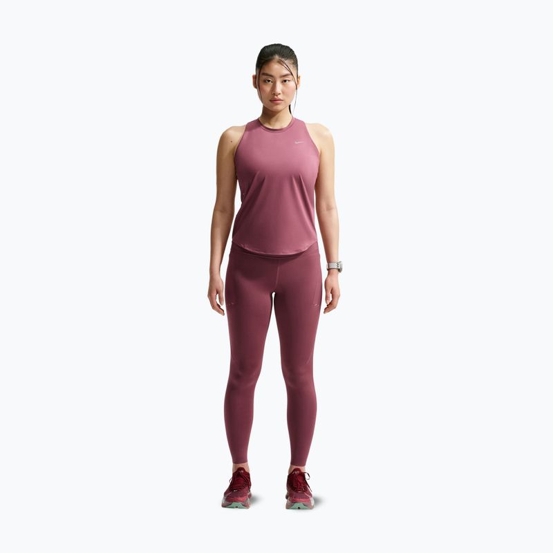 Női futó póló Nike Swift Dri-Fit Tank Top pink smoke 2