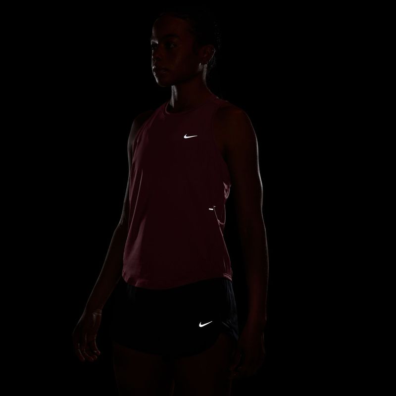 Női futó póló Nike Swift Dri-Fit Tank Top pink smoke 7