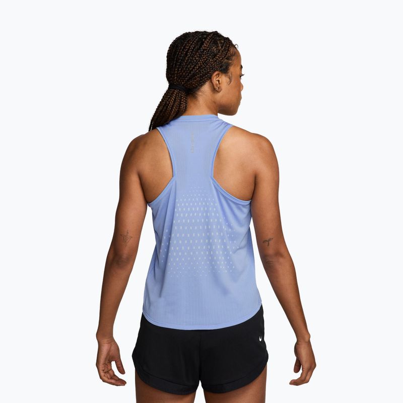 Női futó póló Nike Swift Aero-Fit Tank Top aluminum/pure platinum 2