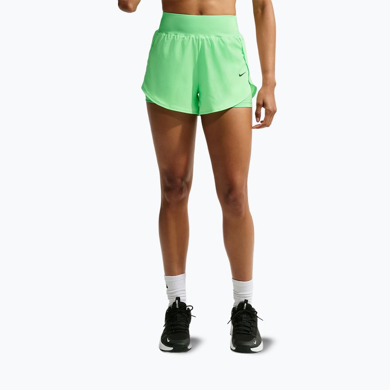 Női edző rövidnadrág Nike Pro Sculpt illusion green/black