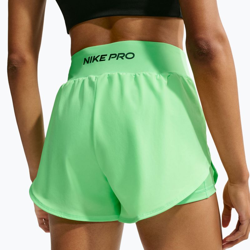 Női edző rövidnadrág Nike Pro Sculpt illusion green/black 6