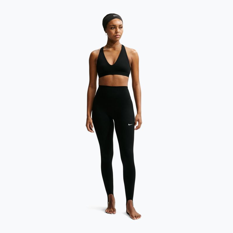 Női edzőleggingsek Nike One black/white 2