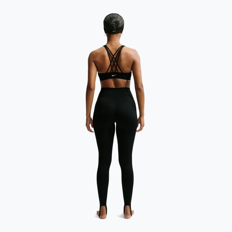 Női edzőleggingsek Nike One black/white 3