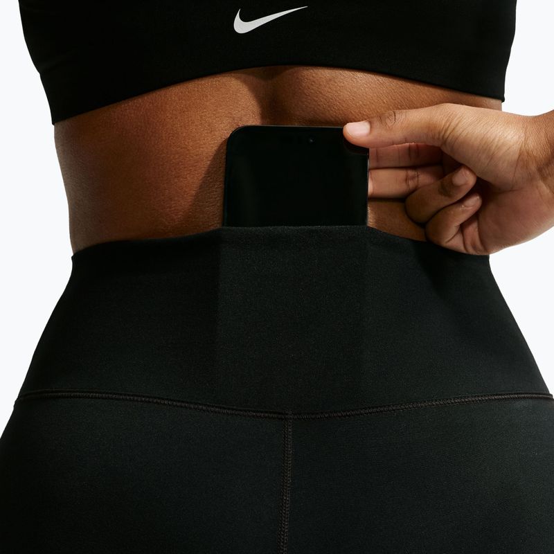 Női edzőleggingsek Nike One black/white 6