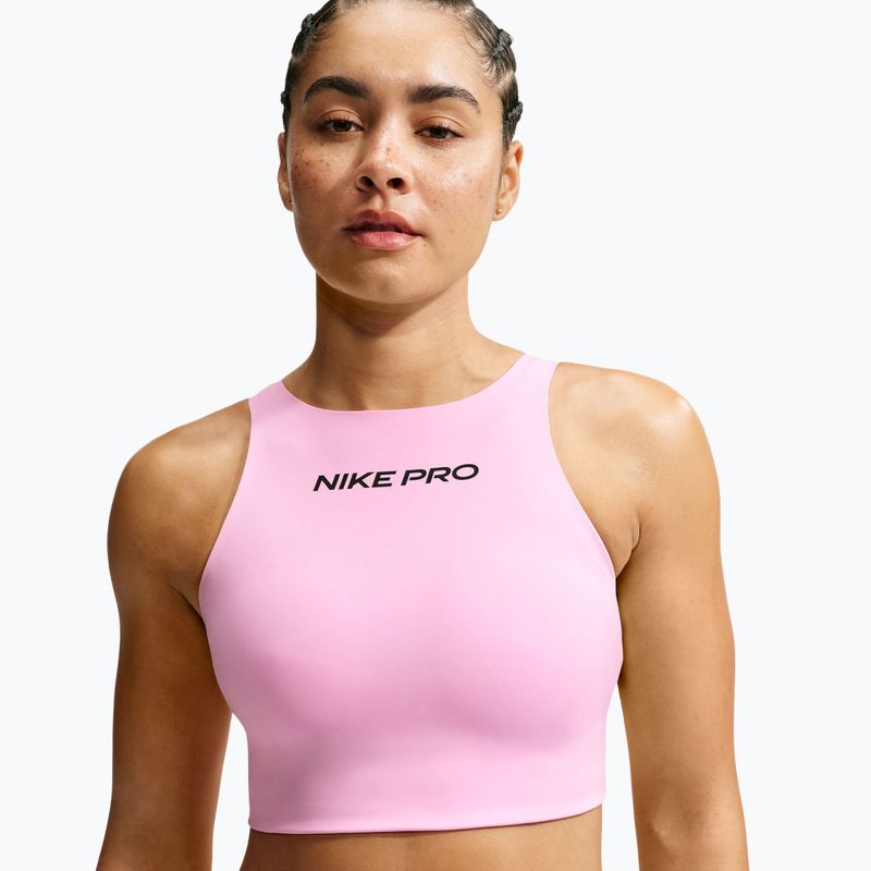 Sportmelltartó Nike Pro Sculpt pink rise/black