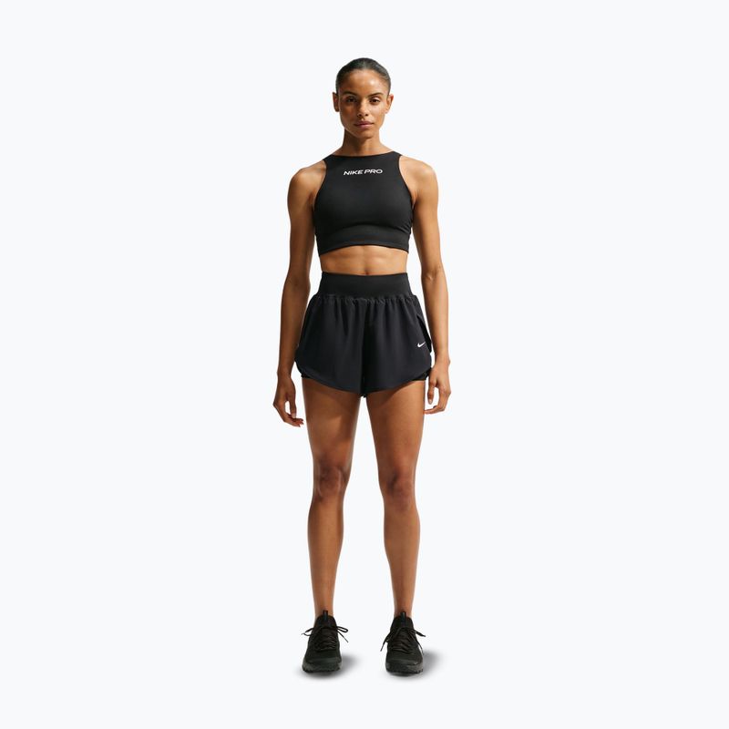 Női edző rövidnadrág Nike Pro Sculpt black/white 2