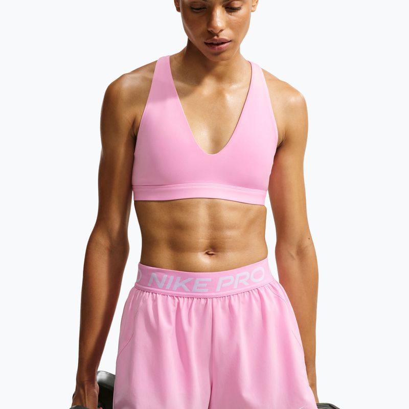 Sportmelltartó Nike Indy Strappy pink rise/black 3