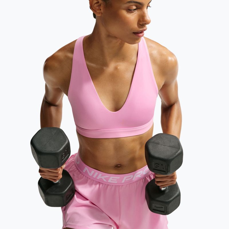 Sportmelltartó Nike Indy Strappy pink rise/black 5