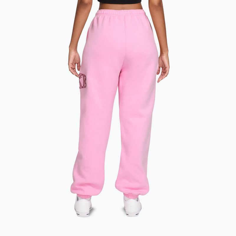 Női nadrág Nike Studio Fleece pink rise/pink smoke 2