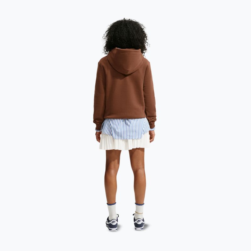 Női pulóver Nike Studio Fleece cacao wow/sail 3