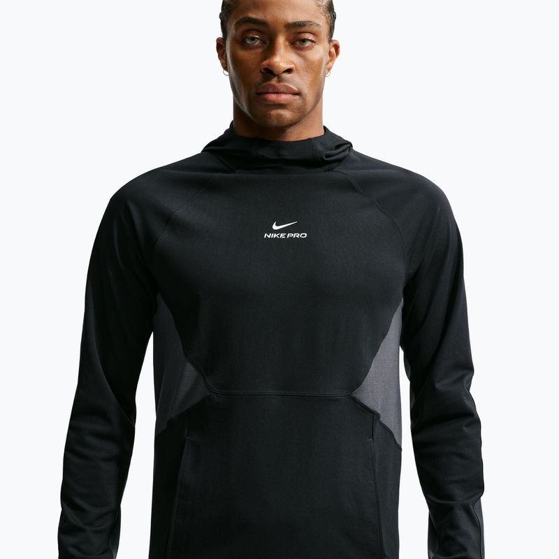 Férfi edzőpulóver Nike Pro black/white 4