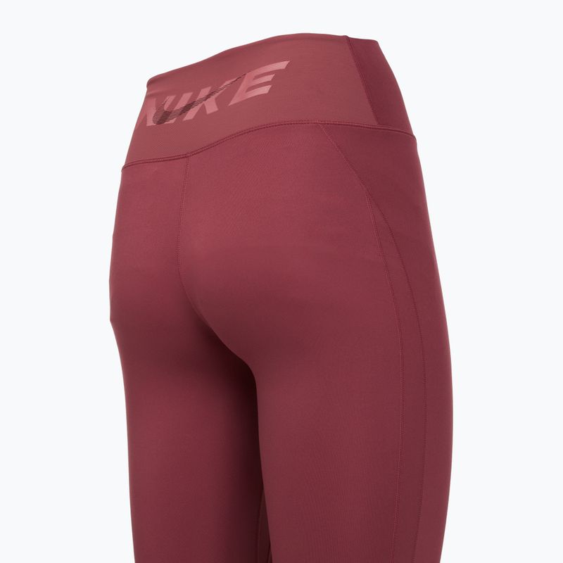 Női leggingsek Nike One pink smoke/pink smoke/pink rise/white 10