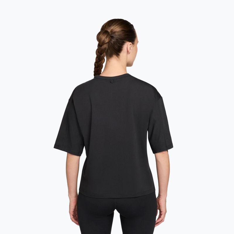 Női edző póló Nike 24.7 ImpossiblySoft Light black/dark smoke grey 2
