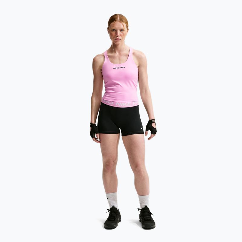 Női edző póló Nike Pro Sculpt pink rise/black 2