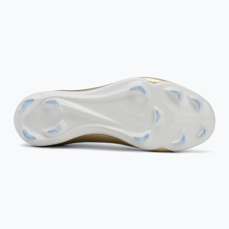 Gyermek focicipők Nike Jr. Vapor 17 Pro "Kylian Mbappé" Metallic Gold/Green Glow 4
