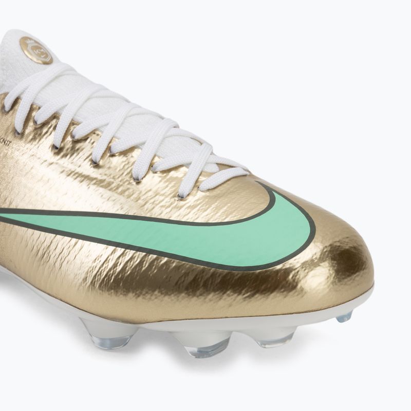 Gyermek focicipők Nike Jr. Vapor 17 Pro "Kylian Mbappé" Metallic Gold/Green Glow 7