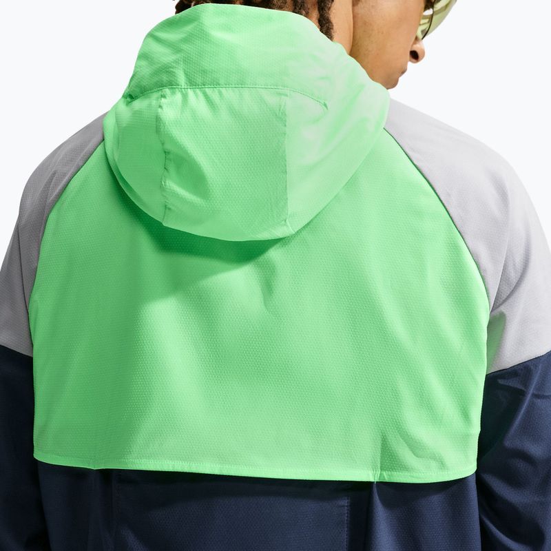 Férfi futókabát Nike Impossibly Light Windrunner midnight navy/illusion green/wolf grey 5