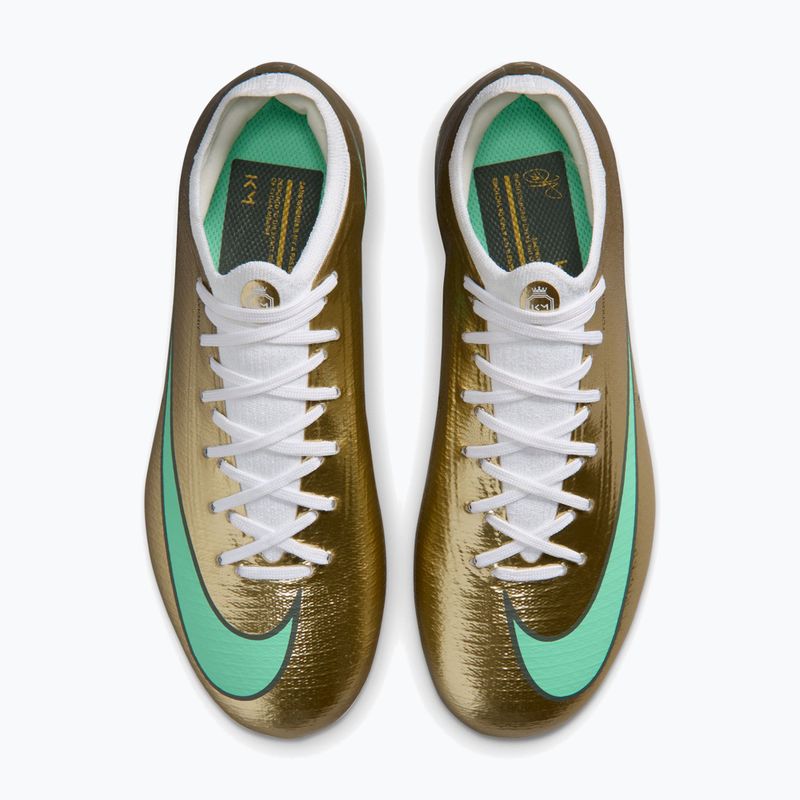 Gyermek focicipők Nike Jr. Vapor 17 Pro "Kylian Mbappé" Metallic Gold/Green Glow 3