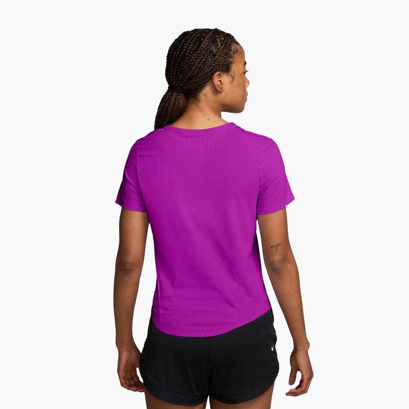 Női futó póló Nike AeroSwift Dri-Fit ADV vivid purple/purple pulse 2