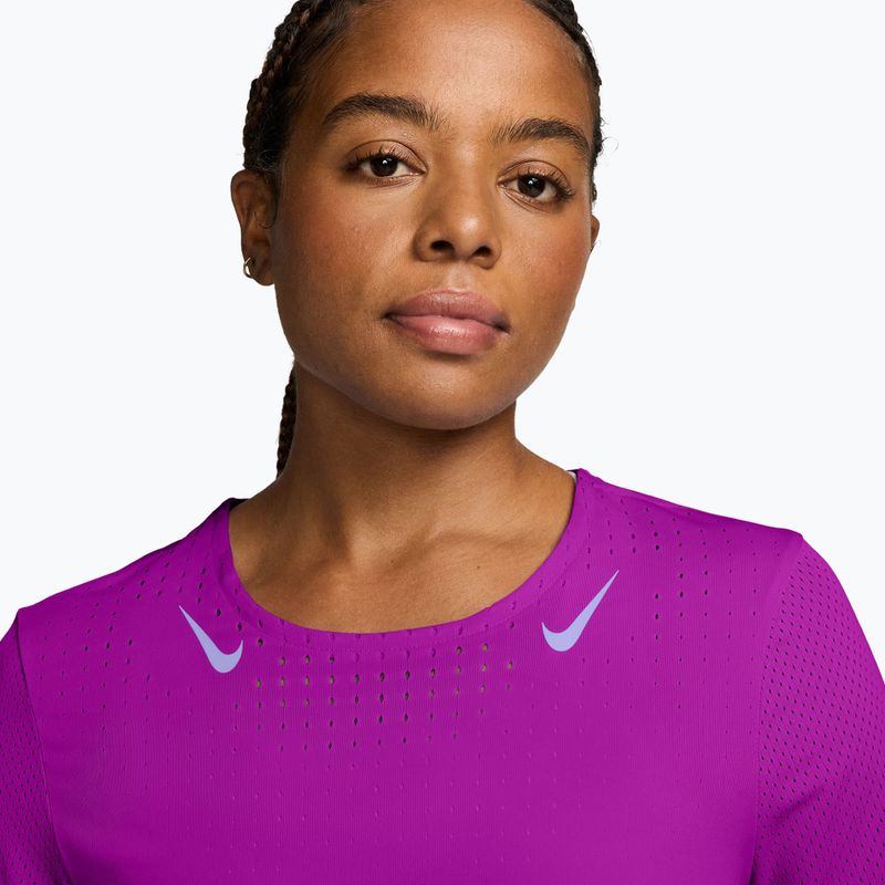 Női futó póló Nike AeroSwift Dri-Fit ADV vivid purple/purple pulse 3